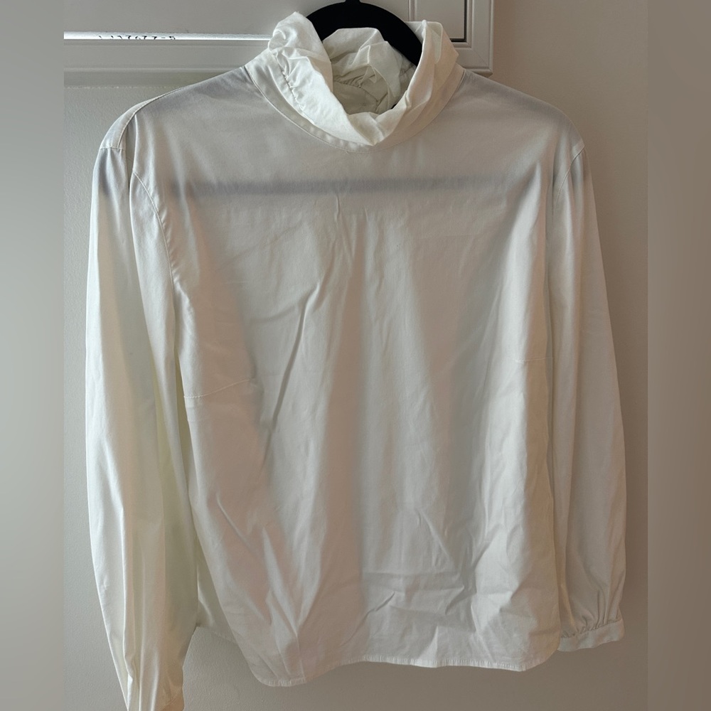 Piazza Sempione ivory blouse top medium